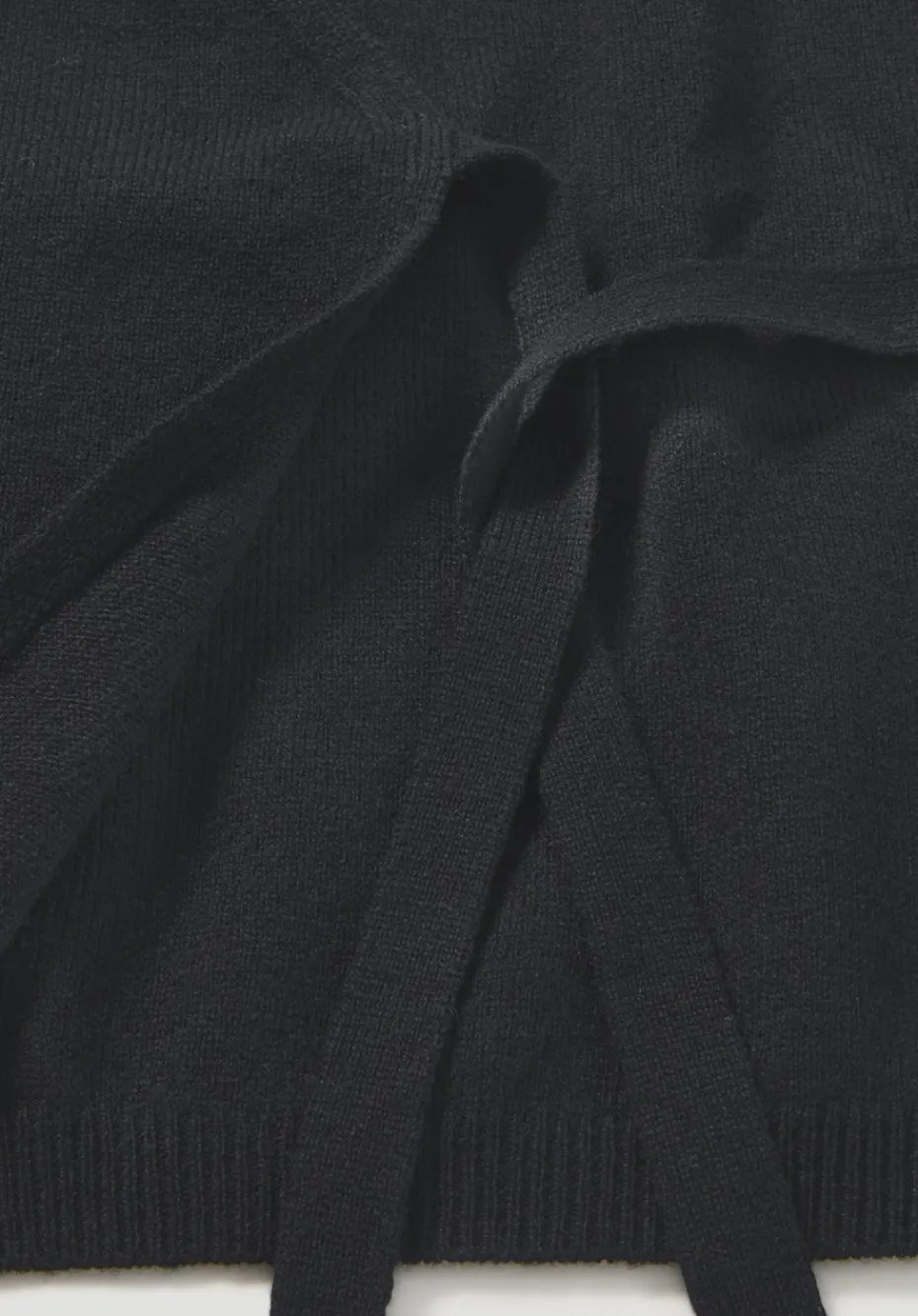 hessnatur Strick Jacke Relaxed aus Bio-Merinowolle mit Cashmere von schwarz Clearance