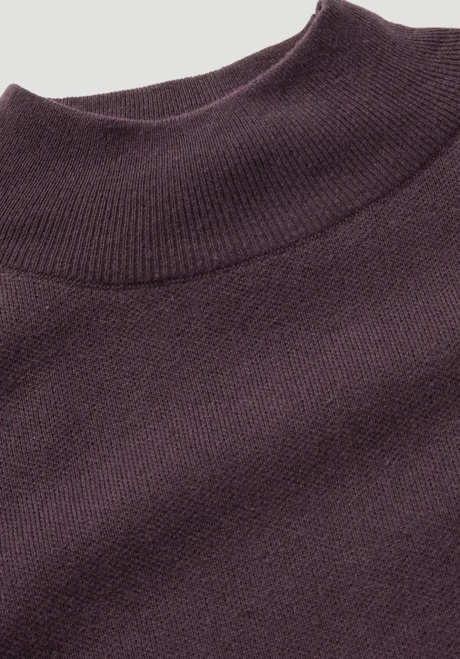 hessnatur Strick Kleid Relaxed aus TENCEL™ Lyocell mit Bio-Baumwolle von schwarzbeere Clearance