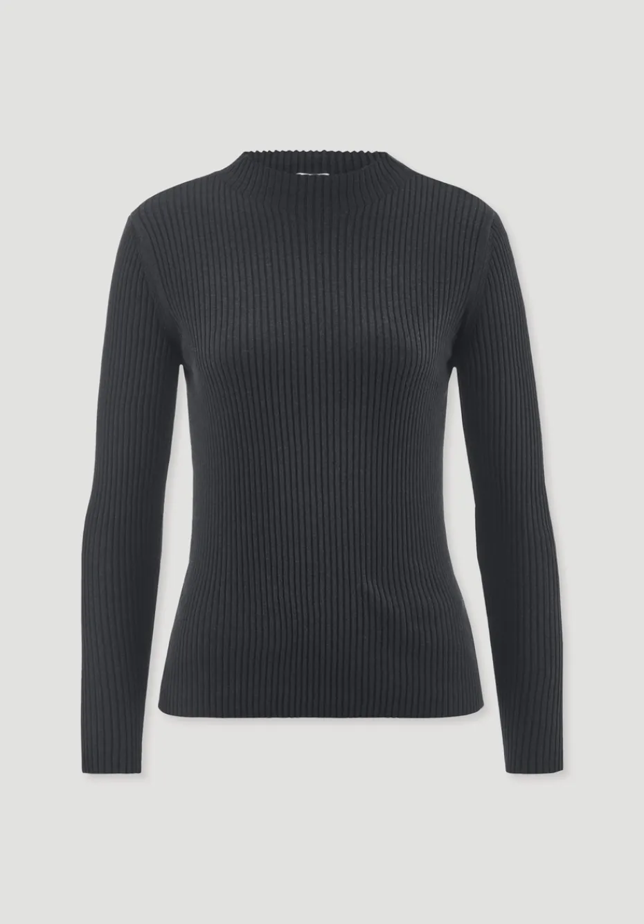 hessnatur Strick Pullover Fitted aus TENCEL™ Lyocell mit Bio-Baumwolle von schwarz Online