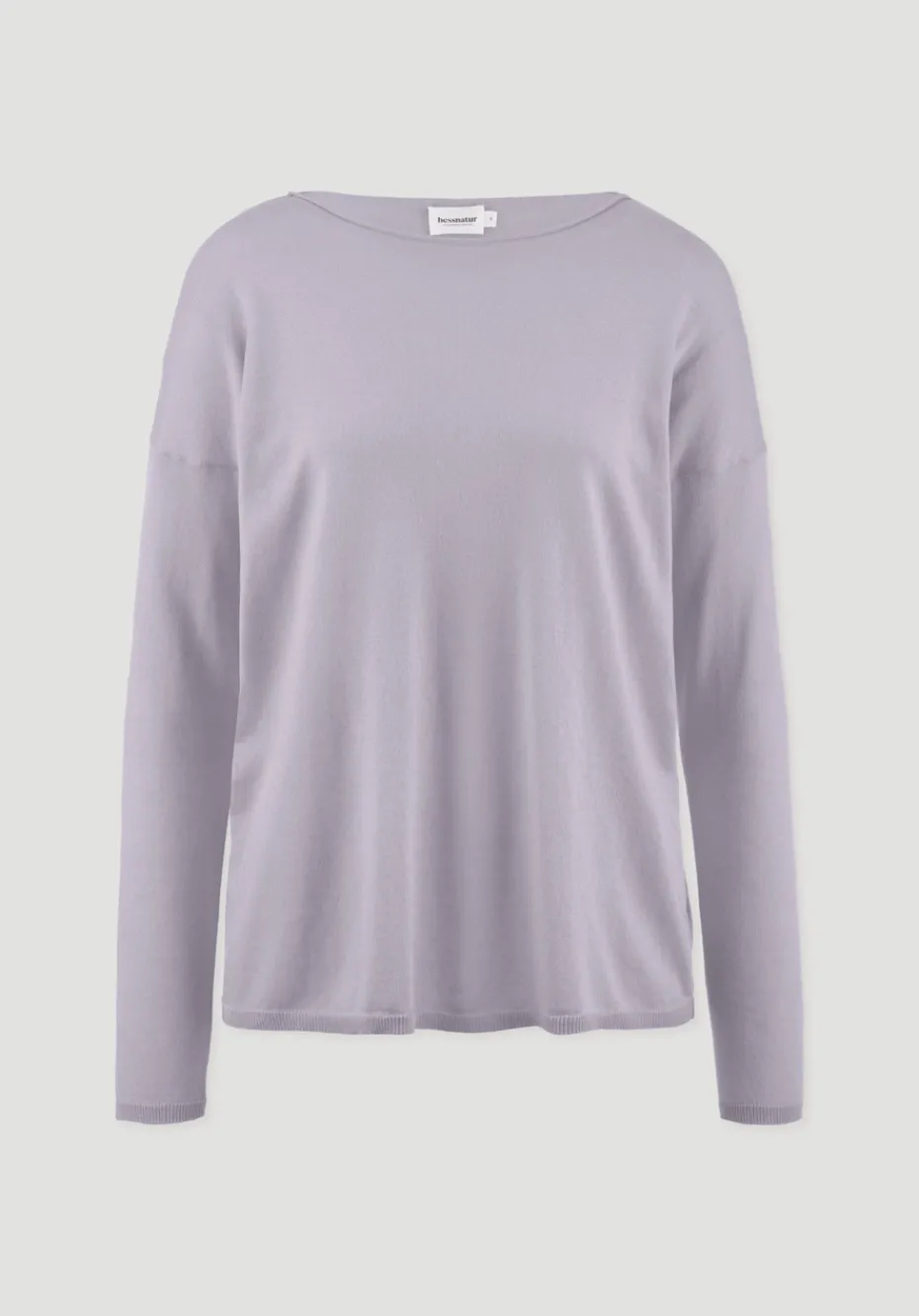 hessnatur Strick Pullover Oversize aus TENCEL™ Lyocell mit Bio-Baumwolle von pastell lavendel Hot