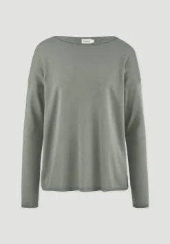 hessnatur Strick Pullover Oversize aus TENCEL™ Lyocell mit Bio-Baumwolle von steppengras Sale