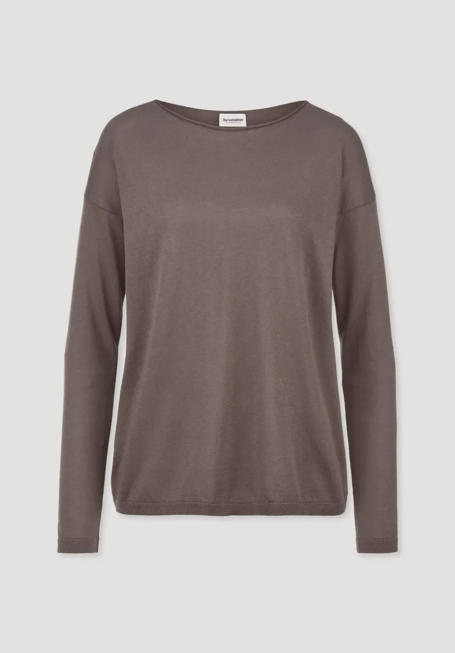 hessnatur Strick Pullover Oversize aus TENCEL™ Lyocell mit Bio-Baumwolle von mocca Best