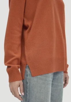 hessnatur Strick Pullover Oversized aus Bio-Merinowolle mit Cashmere von rotorange Discount
