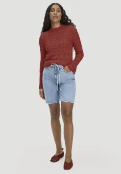 hessnatur Strick Pullover Regular aus reiner Bio-Baumwolle von terrakotta Best
