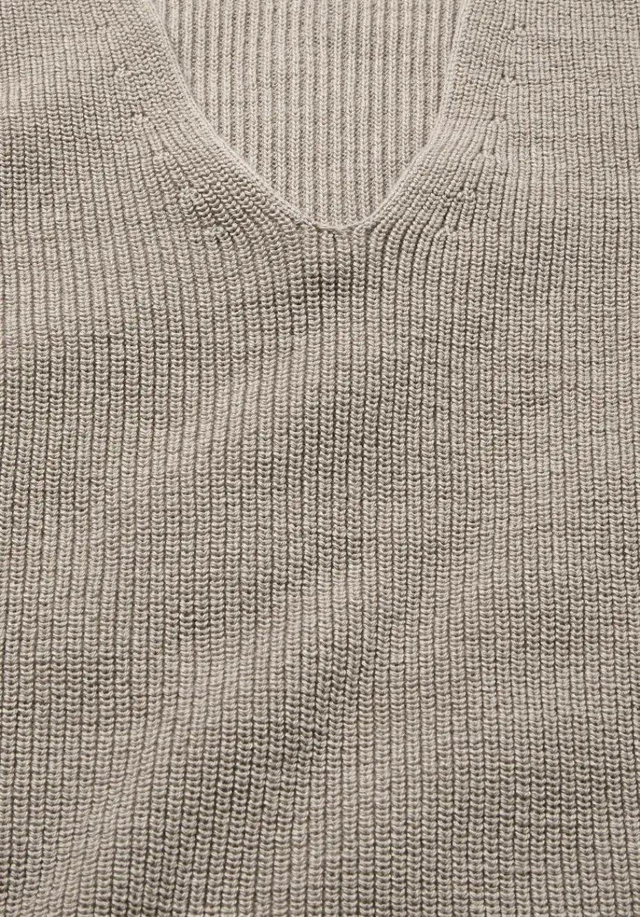 hessnatur Strick Pullover Regular aus reiner Bio-Baumwolle von taupe Outlet