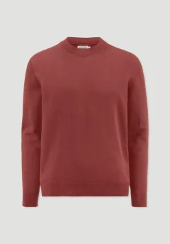 hessnatur Strick Pullover Regular aus reiner Bio-Baumwolle von terrakotta Discount