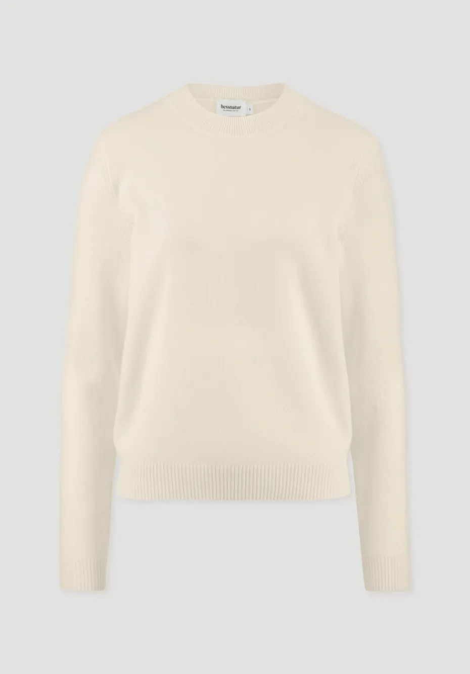 hessnatur Strick Pullover Regular aus Bio-Merinowolle mit Cashmere von naturweiss Discount