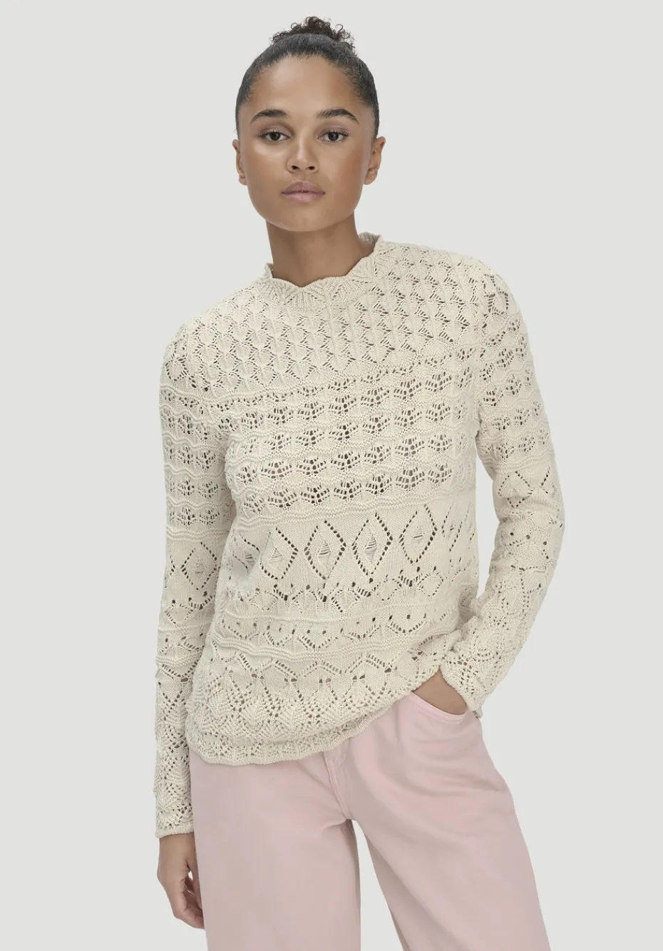 hessnatur Strick Pullover Regular aus reiner Bio-Baumwolle von cocos Online