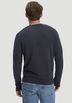 hessnatur Strick Pullover Regular aus reiner Bio-Baumwolle von marine Online