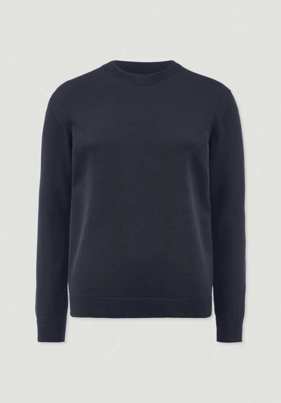 hessnatur Strick Pullover Regular aus reiner Bio-Baumwolle von marine Online