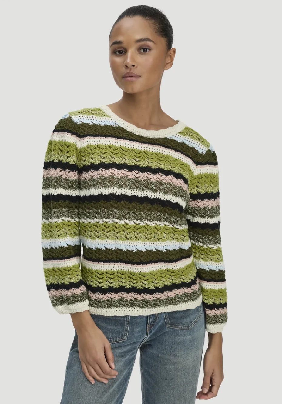 hessnatur Strick Pullover Regular aus reiner Baumwolle von sommermoos Discount
