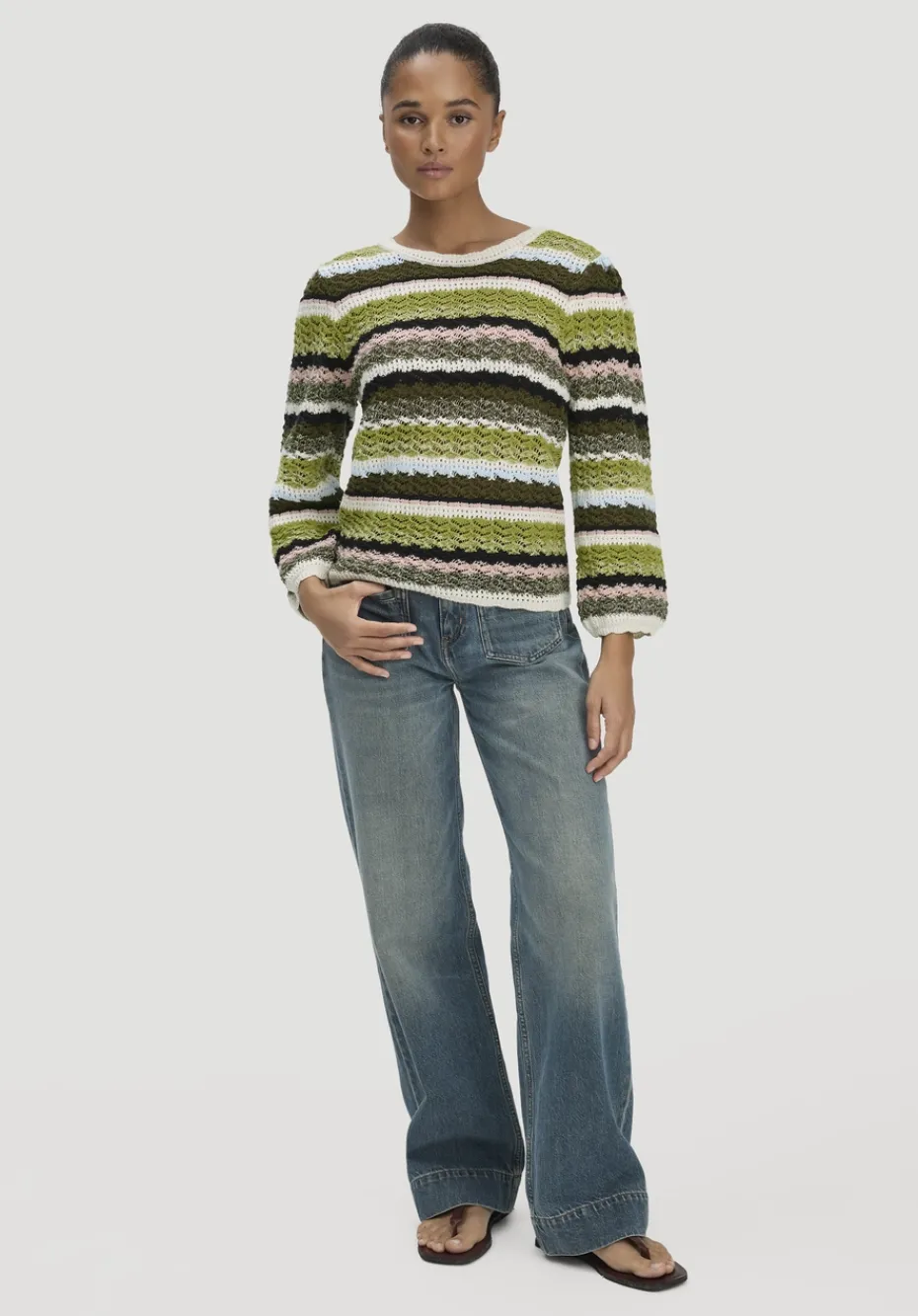 hessnatur Strick Pullover Regular aus reiner Baumwolle von sommermoos Discount