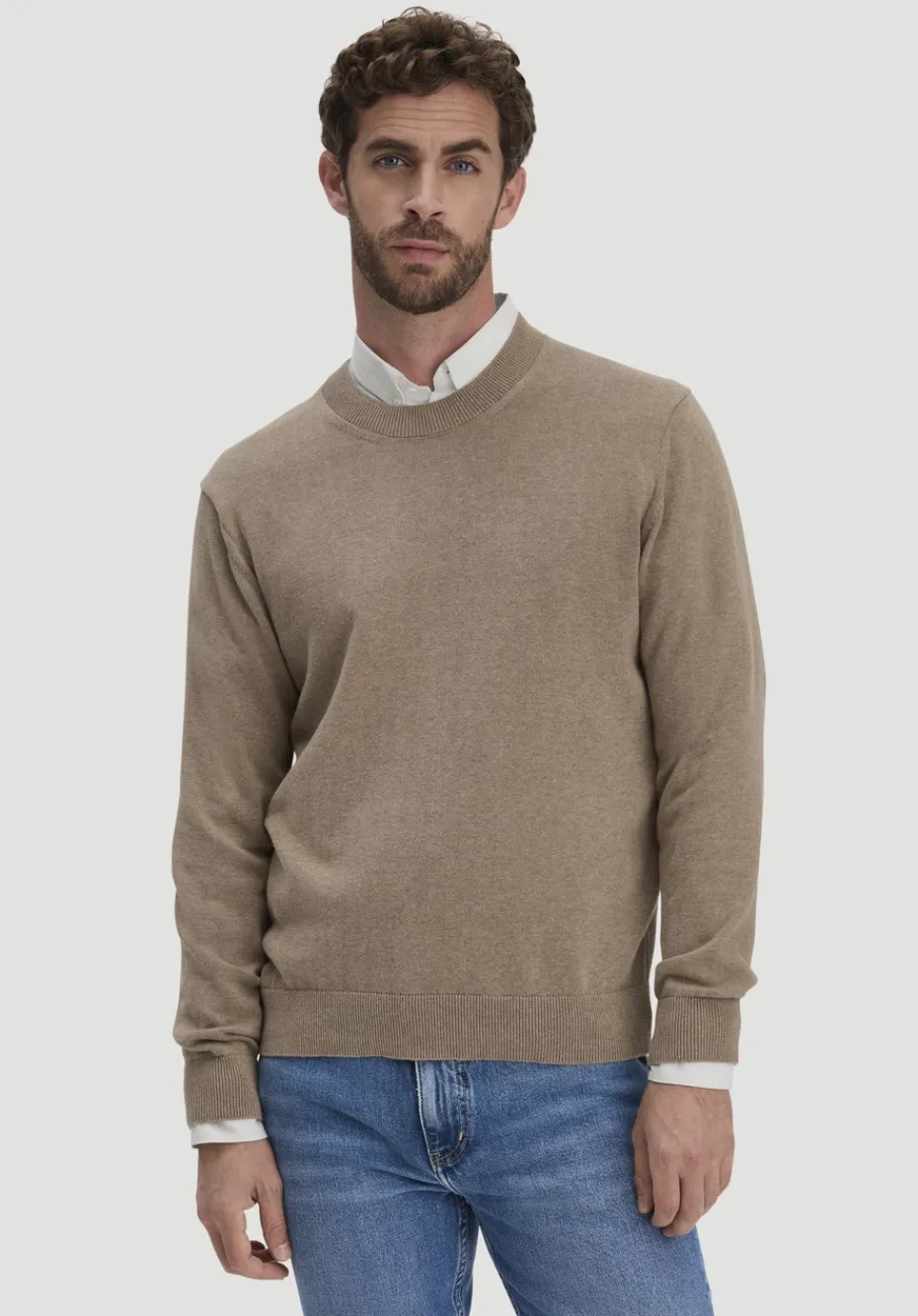 hessnatur Strick Pullover Regular aus reiner Bio-Baumwolle von lehm Online