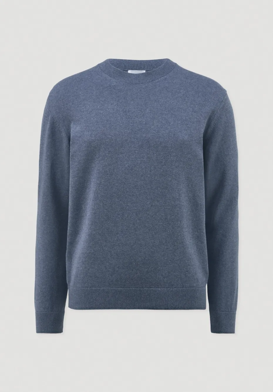 hessnatur Strick Pullover Regular aus reiner Bio-Baumwolle von helles jeansblau Best