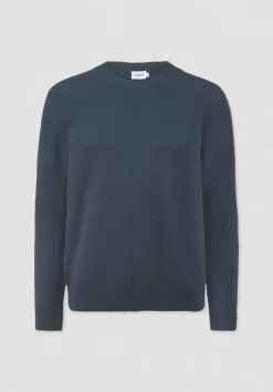 hessnatur Strick Pullover Regular aus Bio-Merinowolle mit Bio-Baumwolle von dunkles petrol Clearance