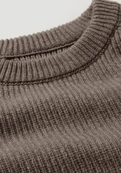 hessnatur Strick Pullover Regular aus Bio-Baumwolle mit Bio-Merinowolle von camel Clearance
