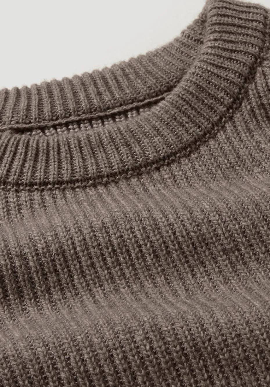 hessnatur Strick Pullover Regular aus Bio-Baumwolle mit Bio-Merinowolle von camel Clearance