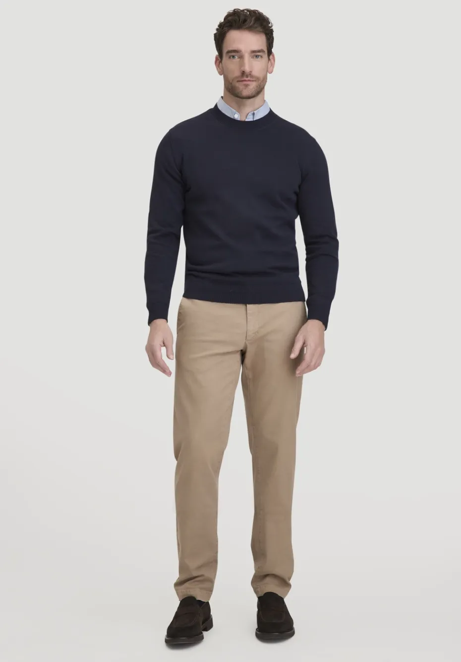 hessnatur Strick Pullover Regular aus reiner Bio-Baumwolle von marine Clearance