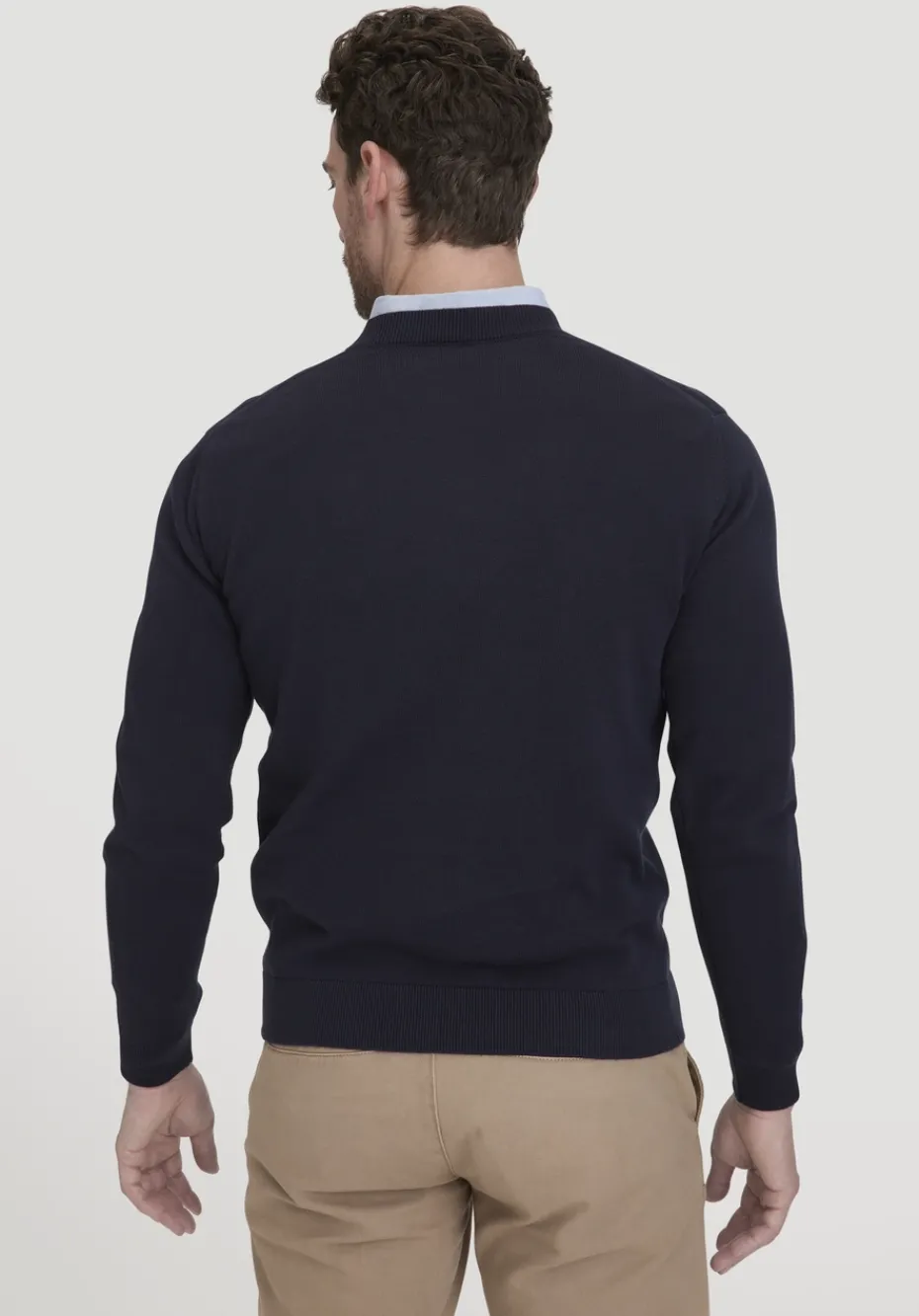 hessnatur Strick Pullover Regular aus reiner Bio-Baumwolle von marine Clearance