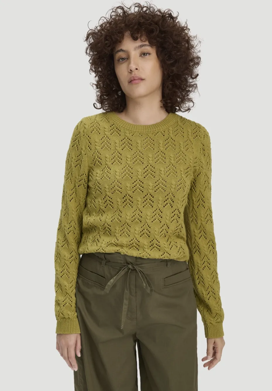 hessnatur Strick Pullover Regular aus Bio-Baumwolle und Wolle von sommermoos