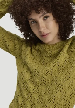 hessnatur Strick Pullover Regular aus Bio-Baumwolle und Wolle von sommermoos