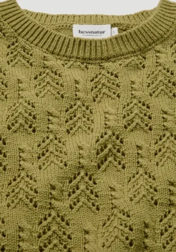 hessnatur Strick Pullover Regular aus Bio-Baumwolle und Wolle von sommermoos