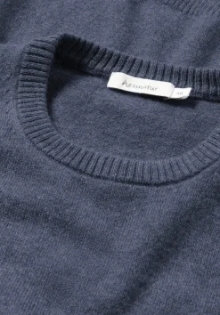 hessnatur Strick Pullover Regular BETTER RECYCLING aus reinem Cashmere von helles jeansblau Online