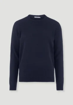 hessnatur Strick Pullover Regular BETTER RECYCLING aus reinem Cashmere von marine Outlet