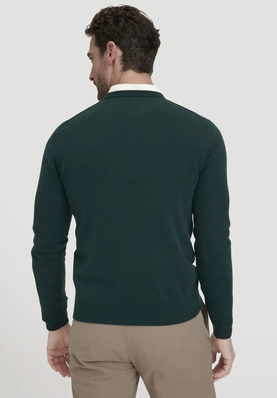 hessnatur Strick Pullover Regular BETTER RECYCLING aus reinem Cashmere von petrolgrün Sale