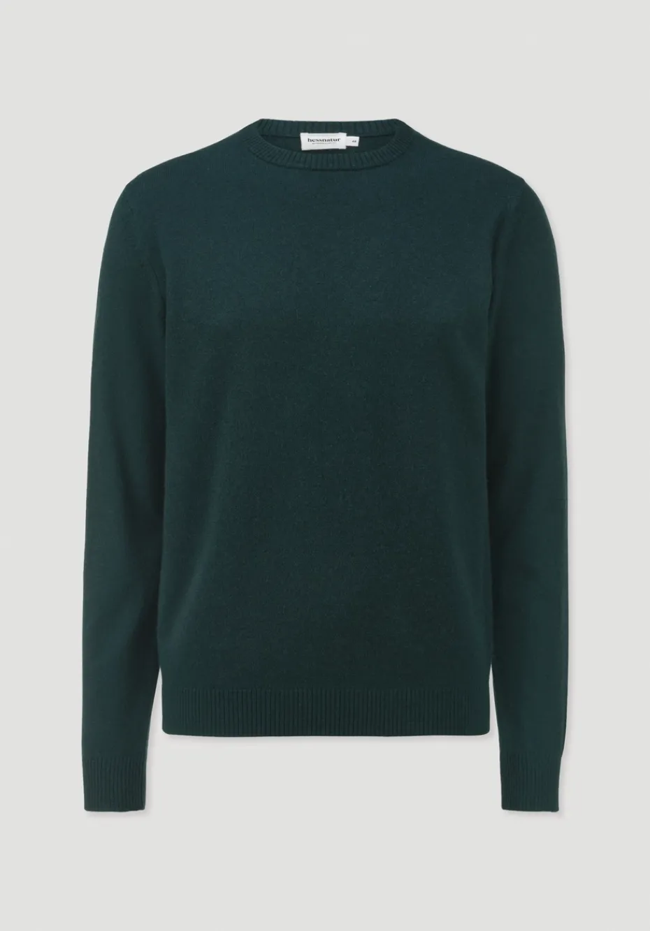hessnatur Strick Pullover Regular BETTER RECYCLING aus reinem Cashmere von petrolgrün Sale