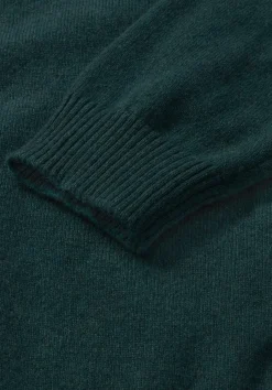 hessnatur Strick Pullover Regular BETTER RECYCLING aus reinem Cashmere von petrolgrün Sale