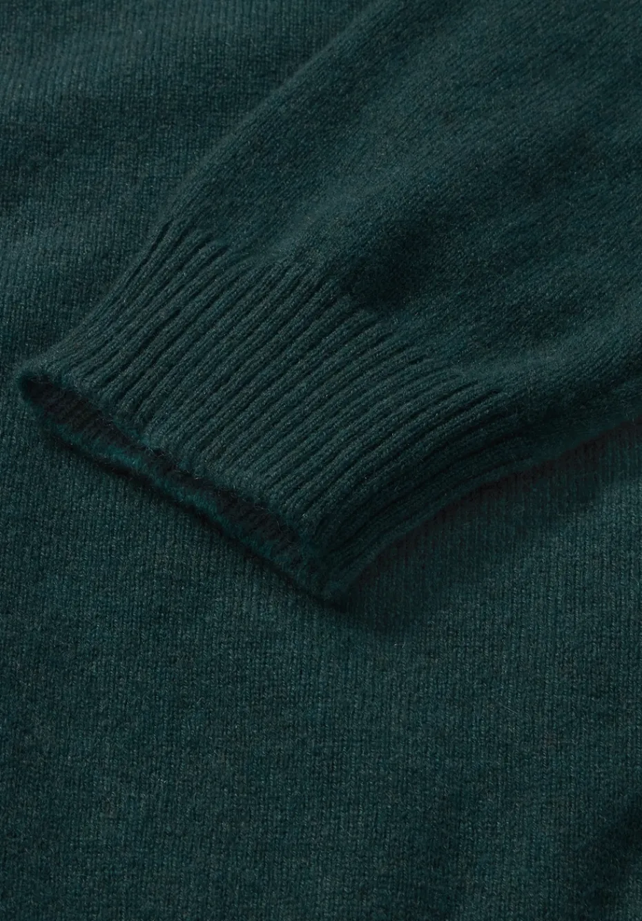 hessnatur Strick Pullover Regular BETTER RECYCLING aus reinem Cashmere von petrolgrün Sale