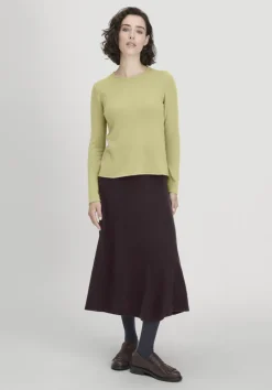 hessnatur Strick Pullover Regular BETTER RECYCLING aus reinem Cashmere von helles moos Discount