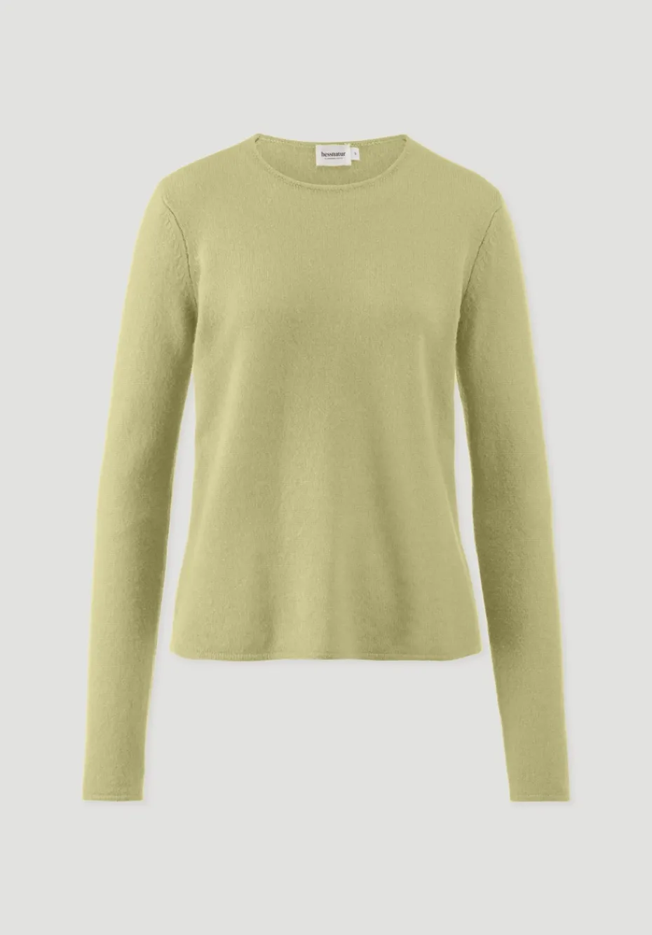 hessnatur Strick Pullover Regular BETTER RECYCLING aus reinem Cashmere von helles moos Discount