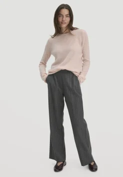 hessnatur Strick Pullover Regular BETTER RECYCLING aus reinem Cashmere von rosé Discount
