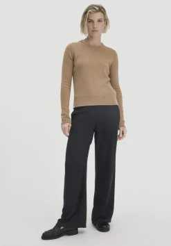 hessnatur Strick Pullover Regular BETTER RECYCLING aus reinem Cashmere von dunkles camel Hot