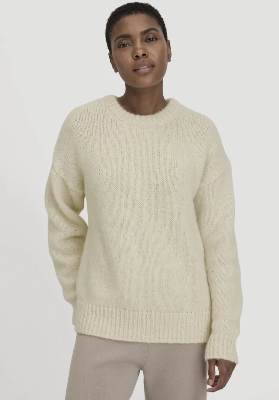 hessnatur Strick Pullover Relaxed aus Alpaka mit Bio-Baumwolle von natur Clearance