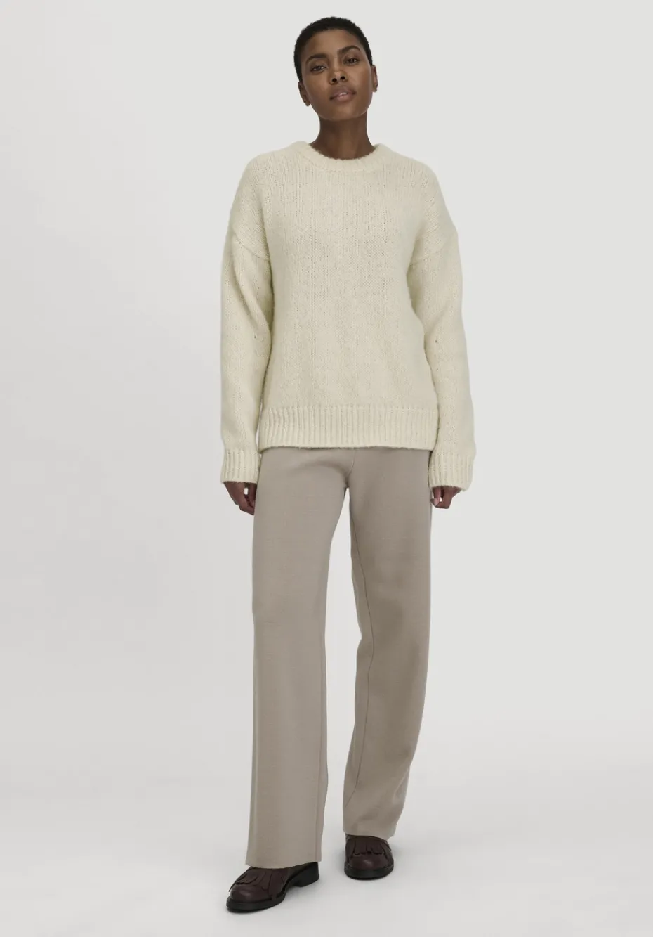 hessnatur Strick Pullover Relaxed aus Alpaka mit Bio-Baumwolle von natur Clearance