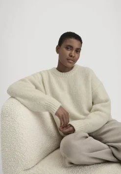 hessnatur Strick Pullover Relaxed aus Alpaka mit Bio-Baumwolle von natur Clearance