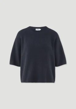 hessnatur Strick Pullover Relaxed aus reiner Bio-Baumwolle von marine Outlet