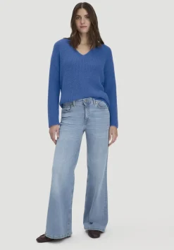 hessnatur Strick Pullover Relaxed aus reinem Alpaka von kornblume Online