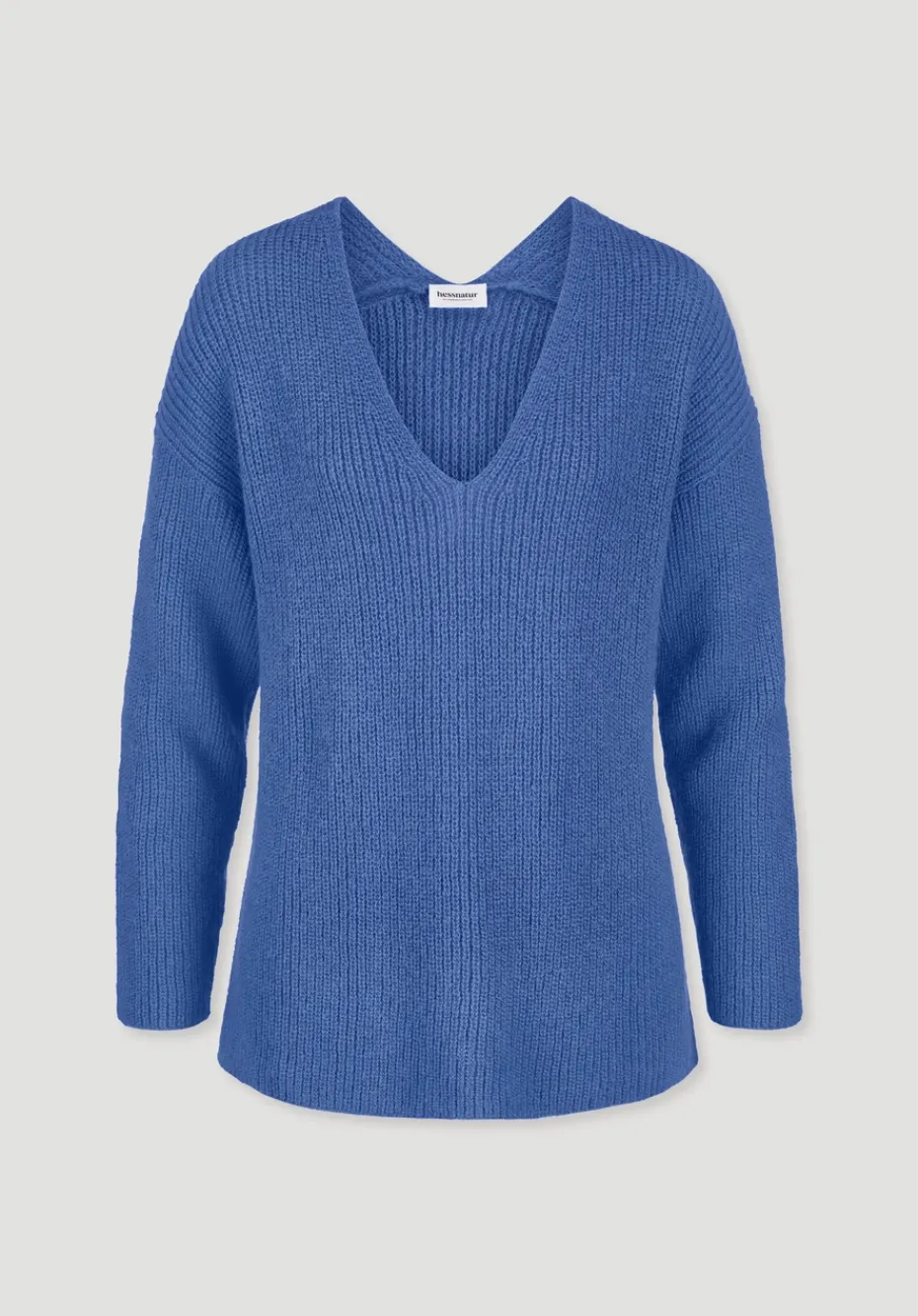hessnatur Strick Pullover Relaxed aus reinem Alpaka von kornblume Online