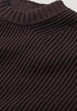 hessnatur Strick Pullover Relaxed aus reiner Bio-Baumwolle von schwarzbeere New