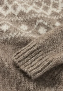 hessnatur Strick Pullover Relaxed aus Alpaka mit Bio-Baumwolle von naturcamel Sale