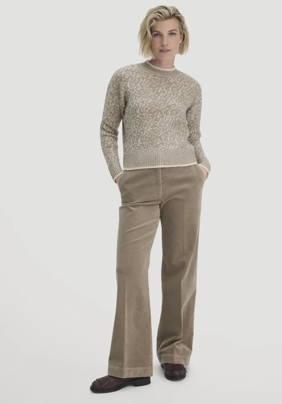 hessnatur Strick Pullover Relaxed BETTER RECYCLING aus reiner Bio-Merinowolle von cocos Outlet