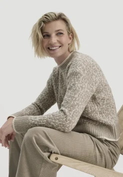 hessnatur Strick Pullover Relaxed BETTER RECYCLING aus reiner Bio-Merinowolle von cocos Outlet