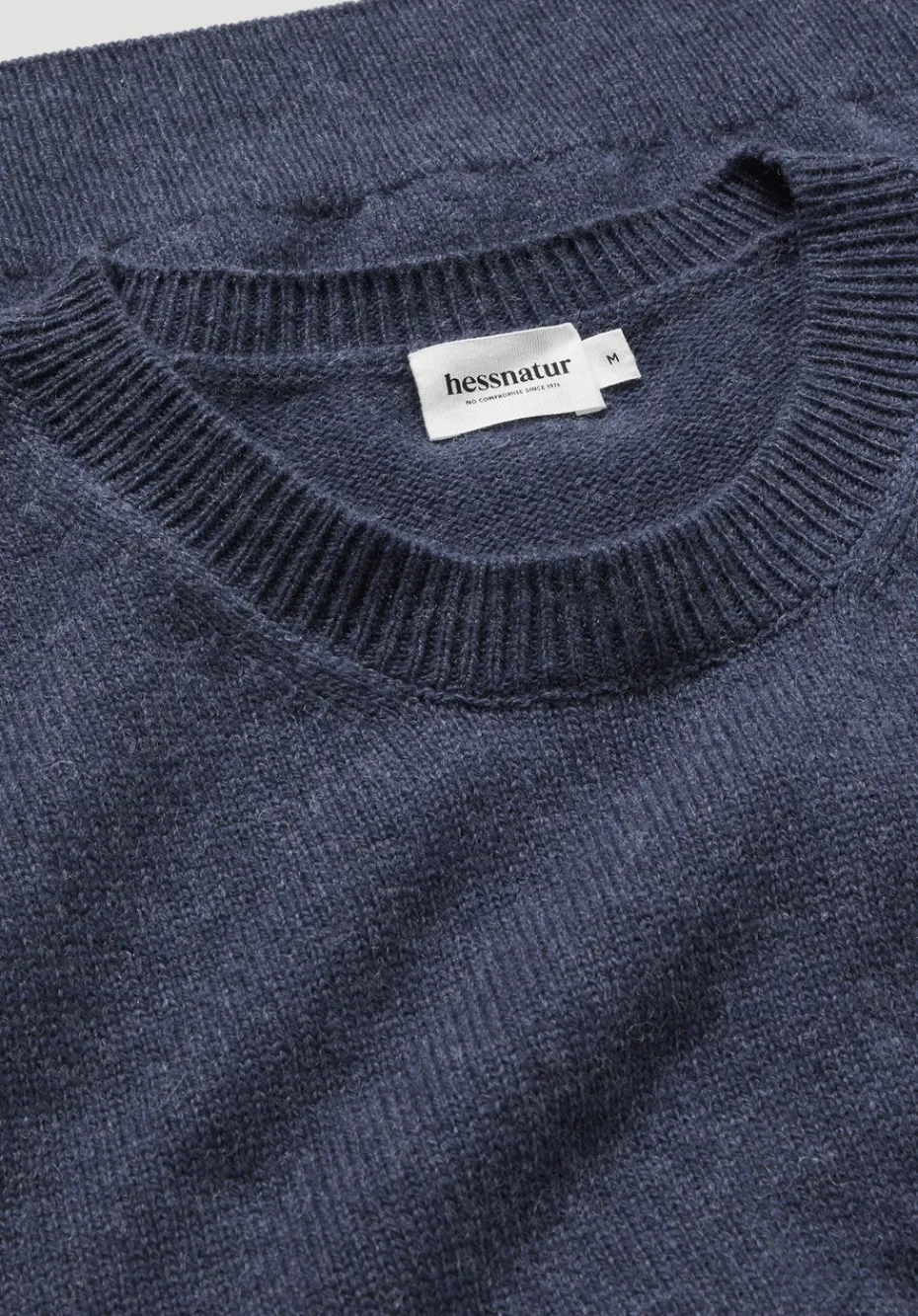 hessnatur Strick Pullunder Regular aus Bio-Merinowolle mit Bio-Baumwolle von mitternachtsblau New