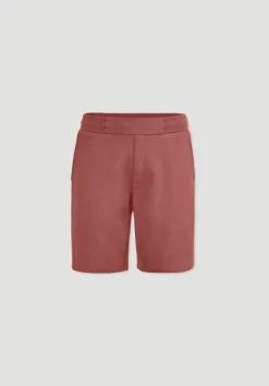 hessnatur Sweat Shorts TRIAS Relaxed BETTER RECYCLING aus reiner Bio-Baumwolle von terrakotta