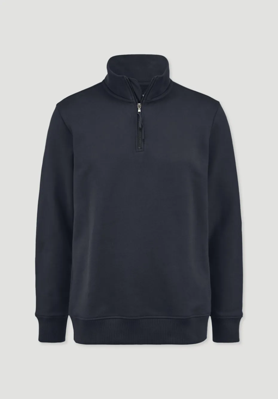 hessnatur Sweat Troyer Regular BETTER RECYCLING aus reiner Bio-Baumwolle von marine Online