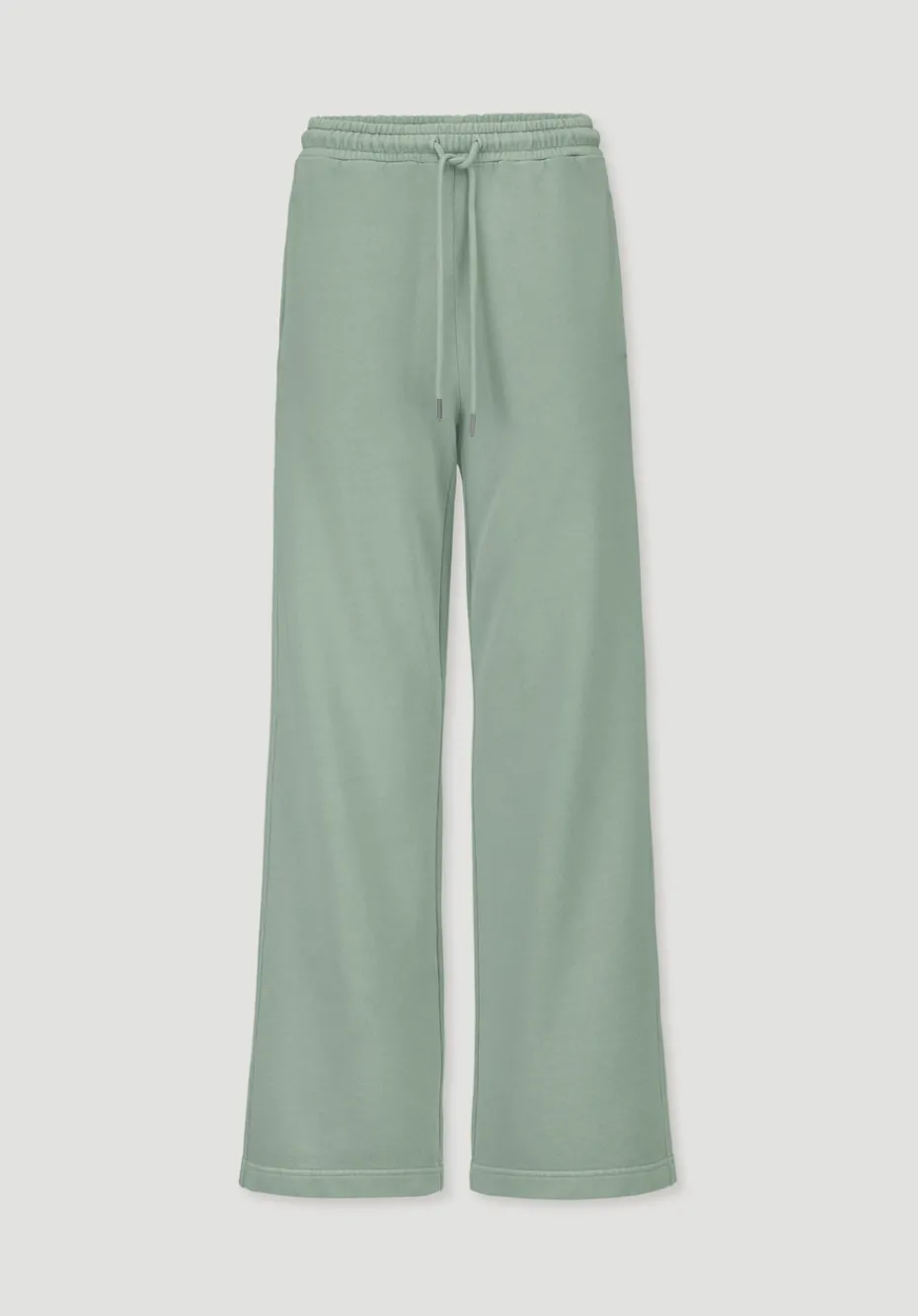 hessnatur Sweathose Wide Leg Relaxed aus Bio-Baumwolle von mattgrün Online